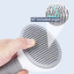 Cat Brush Remove Hair Pet Hair Removal Comb for Cats Non-slip Grooming Brush Stainless Steel Dog Combs Brushes Cat Accessories